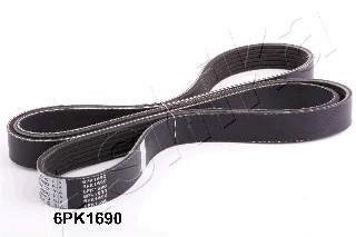 Поліклиновий ремінь ASHIKA 112-6PK1690 (фото 1)