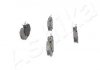 Дисковые тормозные колодки, комплект ASHIKA 50-00-0039 (фото 3)