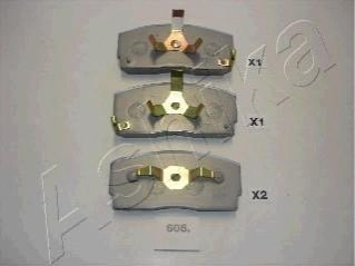 Колодки дискового тормоза ASHIKA 50-06-606 (фото 1)