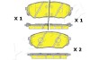 Колодки гальмівні дискові ASHIKA 50-0K-K30 (фото 2)