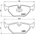 Комплект тормозных колодок, дисковый тормоз ASHIKA 51-00-0110 (фото 2)