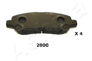Комплект тормозных колодок, дисковый тормоз ASHIKA 51-02-2000 (фото 1)