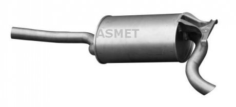 Глушитель выхлопных газов конечный Asmet 01004 (фото 1)