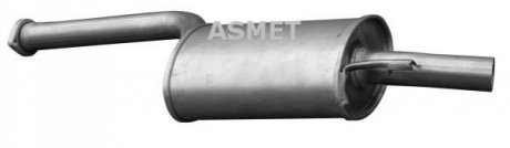 Проміжний глушник Asmet 01023 (фото 1)