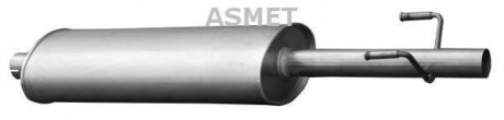 Промежуточный глушитель Asmet 02044 (фото 1)