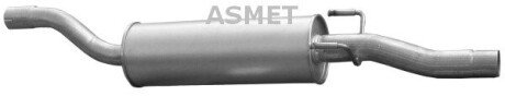 Середній глушник вихлопних газів Asmet 02057