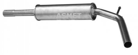 Проміжний глушник Asmet 03050 (фото 1)