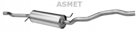 Промежуточный глушитель Asmet 03098 (фото 1)