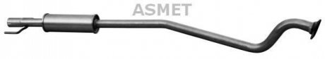 Промежуточный глушитель Asmet 05141 (фото 1)