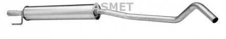 Проміжний глушник Asmet 05145 (фото 1)