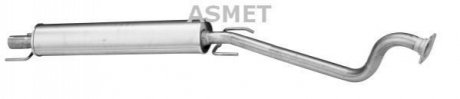 Проміжний глушник Asmet 05158 (фото 1)