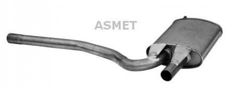 Промежуточный глушитель Asmet 06017 (фото 1)