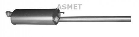 Промежуточный глушитель Asmet 07187 (фото 1)