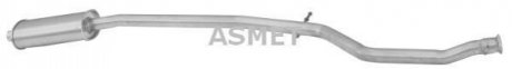 Промежуточный глушитель Asmet 08060 (фото 1)