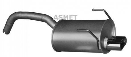 Глушитель системы выпуска, задний Asmet 16091