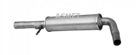 Промежуточный глушитель Asmet 21009 (фото 1)