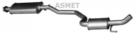 Промежуточный глушитель Asmet 29004 (фото 1)