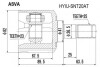 Шрус внутрішній 23x41x25 (HYUNDAI SONATA EF 2002-) - (PCV5008 / LHY2579 / 4950538C00) ASVA HYIUSNT20AT (фото 1)