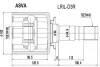 Шрус внутрішній задній лівий з блокуванням 30x44x31 (LAND ROVER DISCOVERY III 2005-2009) - (TOB500270 / TOB500250) ASVA LRIL-D3R (фото 1)