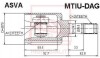 Шрус внутрішній 23X41X25 (MITSUBISHI CARISMA DA 1995-2003) - (MR263176 / MR911163MME61499 / MR911163) ASVA MTIUDAG (фото 1)