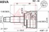 Шрус наружный 22X56X26 (MAZDA 323 BA 1994-1998) - (FZ022540X / FZ012540XC / FA152550X) ASVA MZ24 (фото 1)