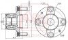 Ступица задняя (MAZDA DEMIO DW3/DW5 1998-2002) - (NA013304XA / NA013304X) ASVA MZWH-DWR (фото 1)