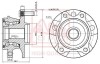 Ступица передняя (RAV4 ACA3#/GSA3# 2005-) - (4355042010 / 4355028030 / 4355042020) ASVA TYWHACA30MF (фото 1)