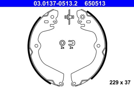 ЧРАКИ ШИНКА. NISSAN NV200 1.5 DCI/1.6 16V 10- ATE 03.0137-0513.2