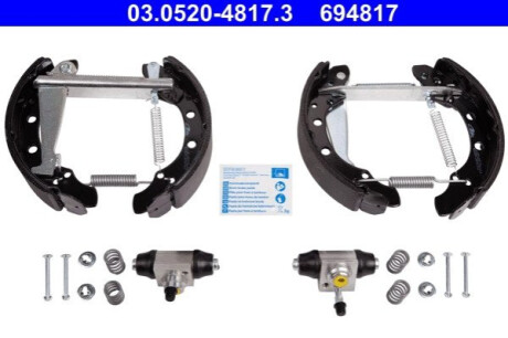 Комплект гальмівних колодок ATE 03.0520-4817.3