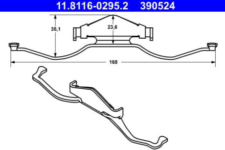 Автозапчасть ATE 11.8116-0295.2