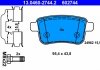 Комплект тормозных колодок, дисковый тормоз ATE 13046027442 (фото 3)