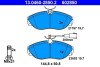 Комплект тормозных колодок, дисковый тормоз ATE 13.0460-2850.2 (фото 1)