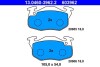 Гальмівні колодки, дискове гальмо (набір) ATE 13.0460-3962.2 (фото 1)
