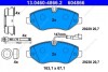 Комплект тормозных колодок, дисковый тормоз ATE 13.0460-4866.2 (фото 3)