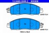 Комплект гальмівних колодок, дискове гальмо ATE 13.0460-5508.2 (фото 2)