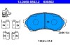 Комплект тормозных колодок, дисковый тормоз ATE 13.0460-5802.2 (фото 1)