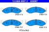 Колодки дискового тормоза ATE 13.0460-5897.2 (фото 1)