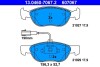 Комплект тормозных колодок, дисковый тормоз ATE 13.0460-7067.2 (фото 1)