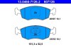 Комплект тормозных колодок, дисковый тормоз ATE 13.0460-7126.2 (фото 1)