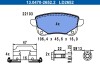 KLOCKI HAM./TY┼ü/ RENAULT GRAND SCENIC II I 09- /CERAMICZNE/ ATE 13047026522 (фото 1)