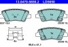 Комплект гальмівних колодок, дискове гальмо ATE 13.0470-5650.2 (фото 1)