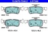 KLOCKI HAM. FORD T. FIESTA 1,0-1,1/1,5 TDCI 17- CERAMIC ATE 13.0470-7344.2 (фото 1)