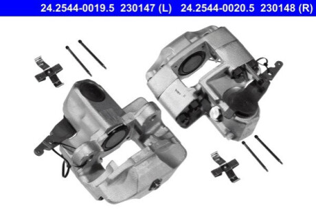 Zacisk hamulca tarczowego tyЕ‚ P, Е›rednica tЕ‚oczka 54mm pasuje do: MERCEDES UNIMOG OM356.950-OM924.923 01.88- ATE 24.2544-0020.5