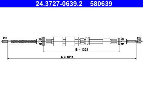 Автозапчасть ATE 24.3727-0639.2