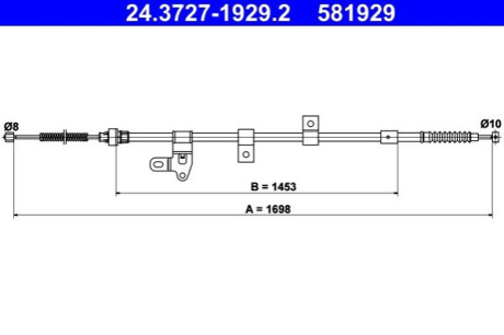 Linka ham.post.ty€ P 581929 ATE 24.3727-1929.2