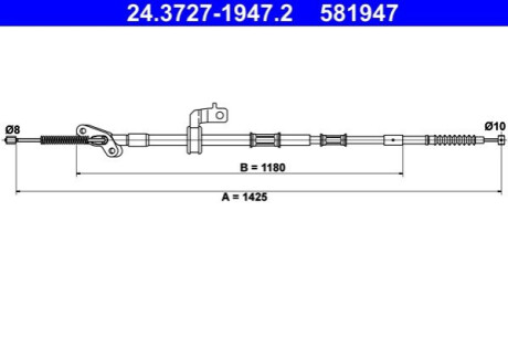 Автозапчасть ATE 24.3727-1947.2