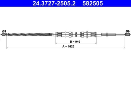 LINKA HAMULCA ATE 24.3727-2505.2