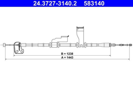 LINKA HAM. HYUNDAI I10 II 1.0 14- ATE 24372731402