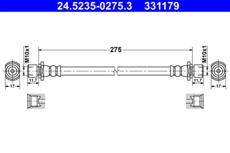 Автозапчастина ATE 24.5235-0275.3