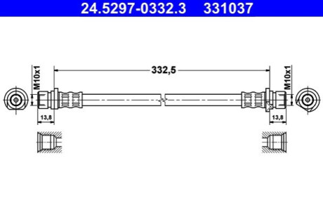 Автозапчастина ATE 24.5297-0332.3